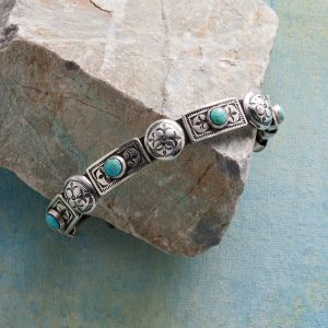Fleur De Lys Concho Bracelet