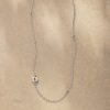Silver Initial Spark Necklace